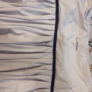 Gold Hinge Women's White Pleated Skirt